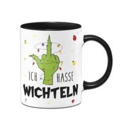 Tasse - Grinch - Ich Hasse Wichteln (Mittelfinger)