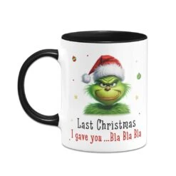 Tasse - Grinch - Last Christmas I Gave You ... Bla Bla Bla (CS) -Geschenke Tassen Store bild tasse grinch last christmas i gave you bla bla bla cs 326046