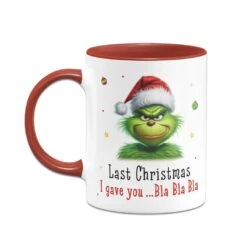 Tasse - Grinch - Last Christmas I Gave You ... Bla Bla Bla (CS) -Geschenke Tassen Store bild tasse grinch last christmas i gave you bla bla bla cs 370401