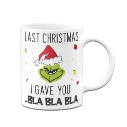 Tasse - Grinch - Last Christmas I Gave You ... Bla Bla Bla (Gesicht) -Geschenke Tassen Store bild tasse grinch last christmas i gave you bla bla bla gesicht 497798