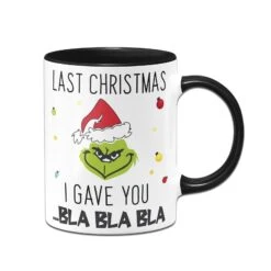Tasse - Grinch - Last Christmas I Gave You ... Bla Bla Bla (Gesicht) -Geschenke Tassen Store bild tasse grinch last christmas i gave you bla bla bla gesicht 832513