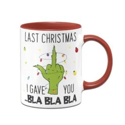 Tasse - Grinch - Last Christmas I Gave You ... Bla Bla Bla (Mittelfinger) -Geschenke Tassen Store bild tasse grinch last christmas i gave you bla bla bla mittelfinger 848208