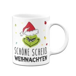 Tasse - Grinch - Schöne Scheiß Weihnachten (Gesicht) -Geschenke Tassen Store bild tasse grinch schone scheiss weihnachten gesicht 501823