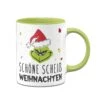 Tasse - Grinch - Schöne Scheiß Weihnachten (Gesicht) 2 Tasse - Grinch - Schöne Scheiß Weihnachten (Gesicht) -Geschenke Tassen Store bild tasse grinch schone scheiss weihnachten gesicht 678866