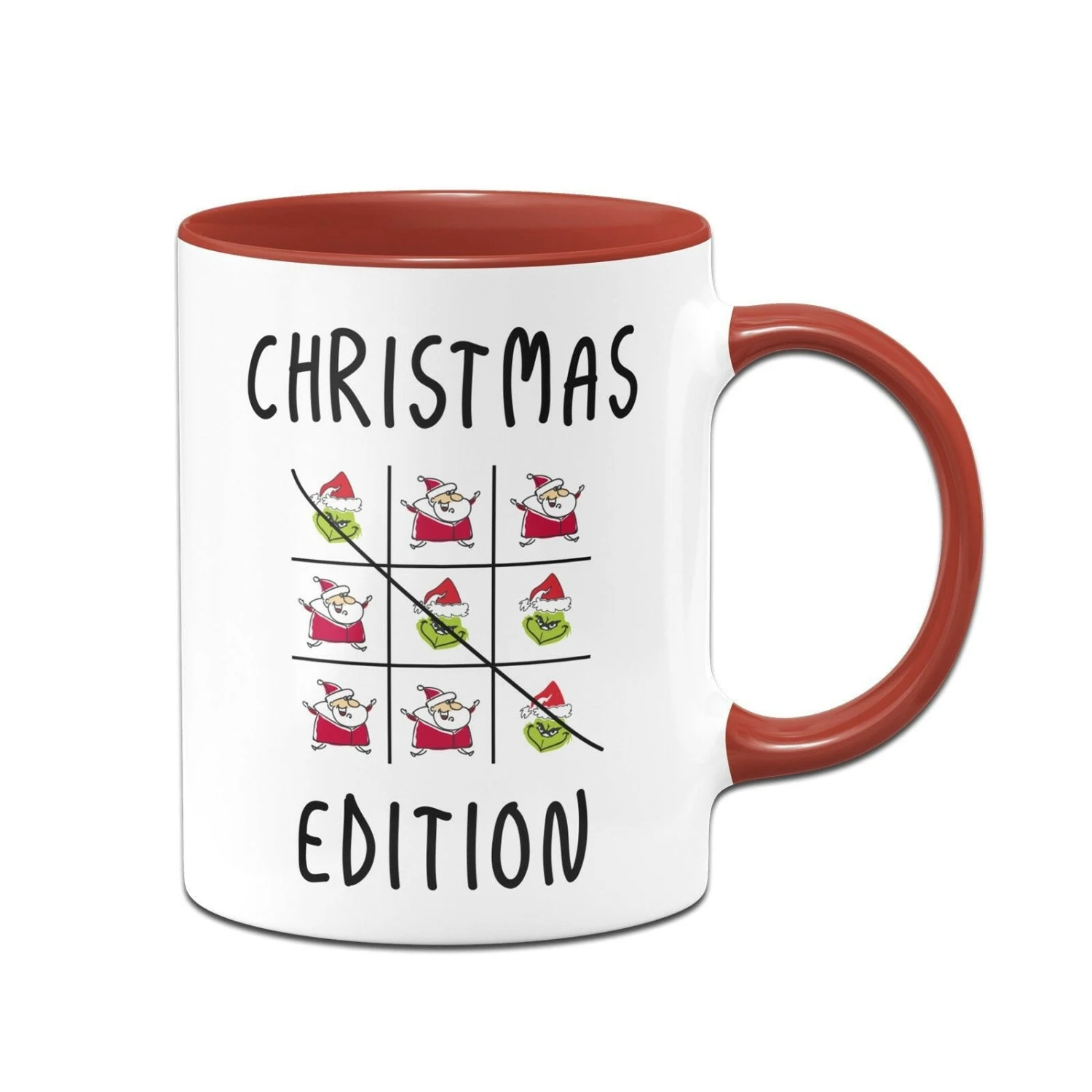 Tasse - Grinch - Tic-Tac-Toe - Christmas Edition 3 Tasse - Grinch - Tic-Tac-Toe - Christmas Edition