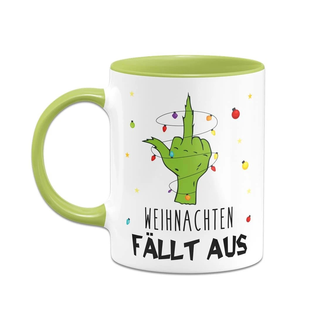 Tasse - Grinch - Weihnachten Fällt Aus (Mittelfinger) 6 Tasse - Grinch - Weihnachten Fällt Aus (Mittelfinger) – Bild 4