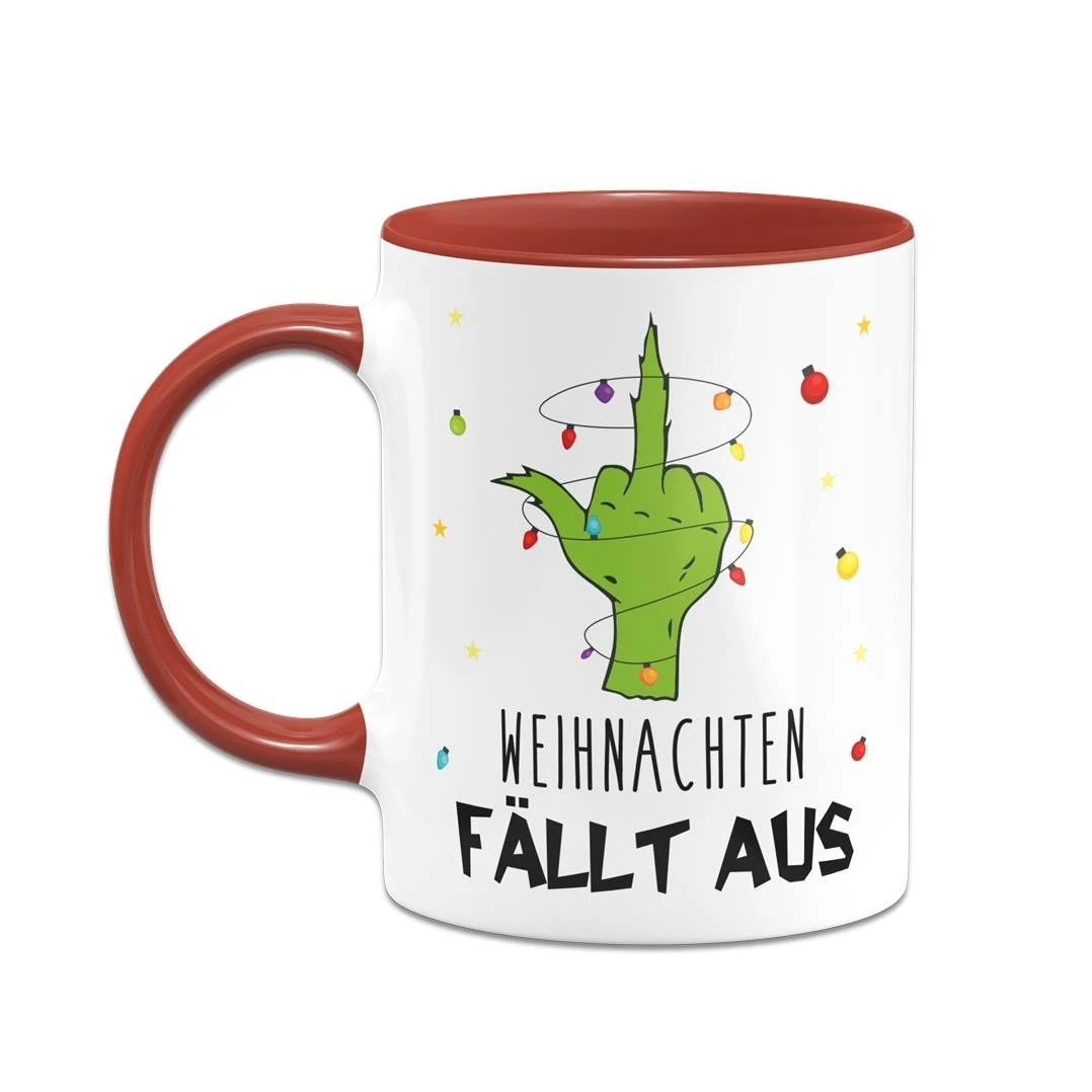 Tasse - Grinch - Weihnachten Fällt Aus (Mittelfinger) 10 Tasse - Grinch - Weihnachten Fällt Aus (Mittelfinger) – Bild 8