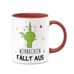 Tasse - Grinch - Weihnachten Fällt Aus (Mittelfinger) 17 Tasse - Grinch - Weihnachten Fällt Aus (Mittelfinger) -Geschenke Tassen Store bild tasse grinch weihnachten fallt aus mittelfinger 528599