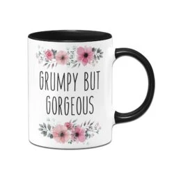 Tasse - Grumpy But Gorgeous - Blumig -Geschenke Tassen Store bild tasse grumpy but gorgeous blumig 981213
