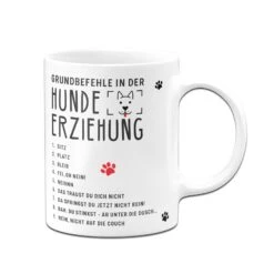 Tasse - Grundbefehle In Der Hunde-Erziehung -Geschenke Tassen Store bild tasse hundeerziehung geschenk hundebesitzer 0 651704