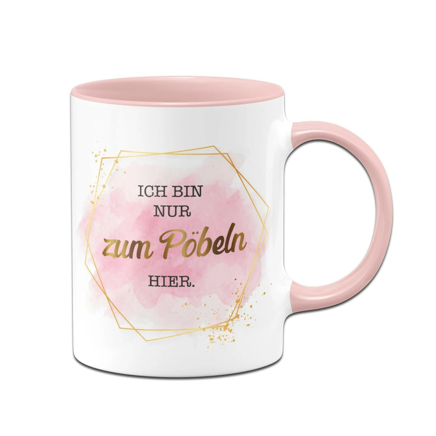 Tasse - Ich Bin Nur Zum Pöbeln Hier. - Lady Boss 3 Tasse - Ich Bin Nur Zum Pöbeln Hier. - Lady Boss