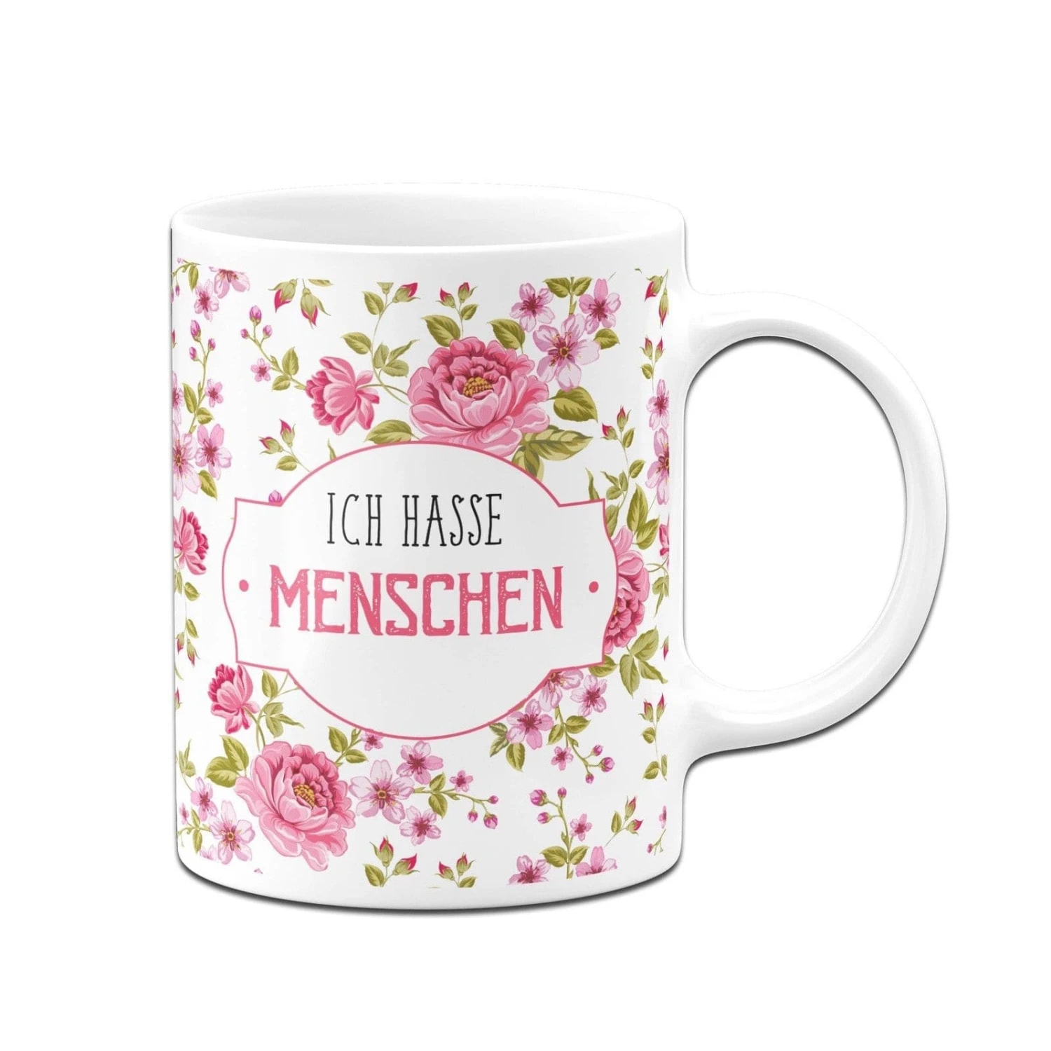 Tasse - Ich Hasse Menschen - Rundumdruck 5 Tasse - Ich Hasse Menschen - Rundumdruck – Bild 3