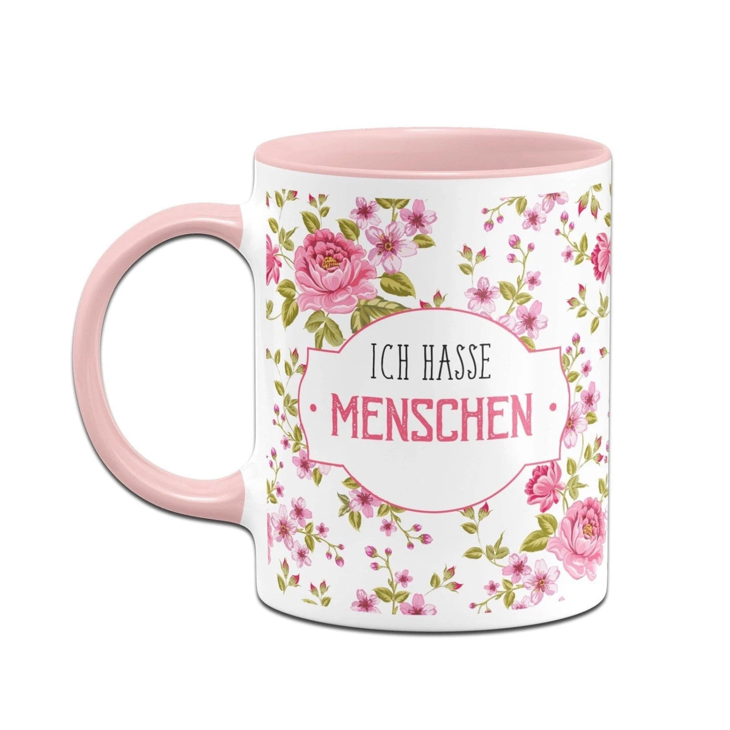 Tasse - Ich Hasse Menschen - Rundumdruck 4 Tasse - Ich Hasse Menschen - Rundumdruck – Bild 2