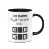 Tasse - Ich Kaufe Ein "e" Und Möchte Lösen -Geschenke Tassen Store bild tasse ich kaufe ein e und mochte losen 253688
