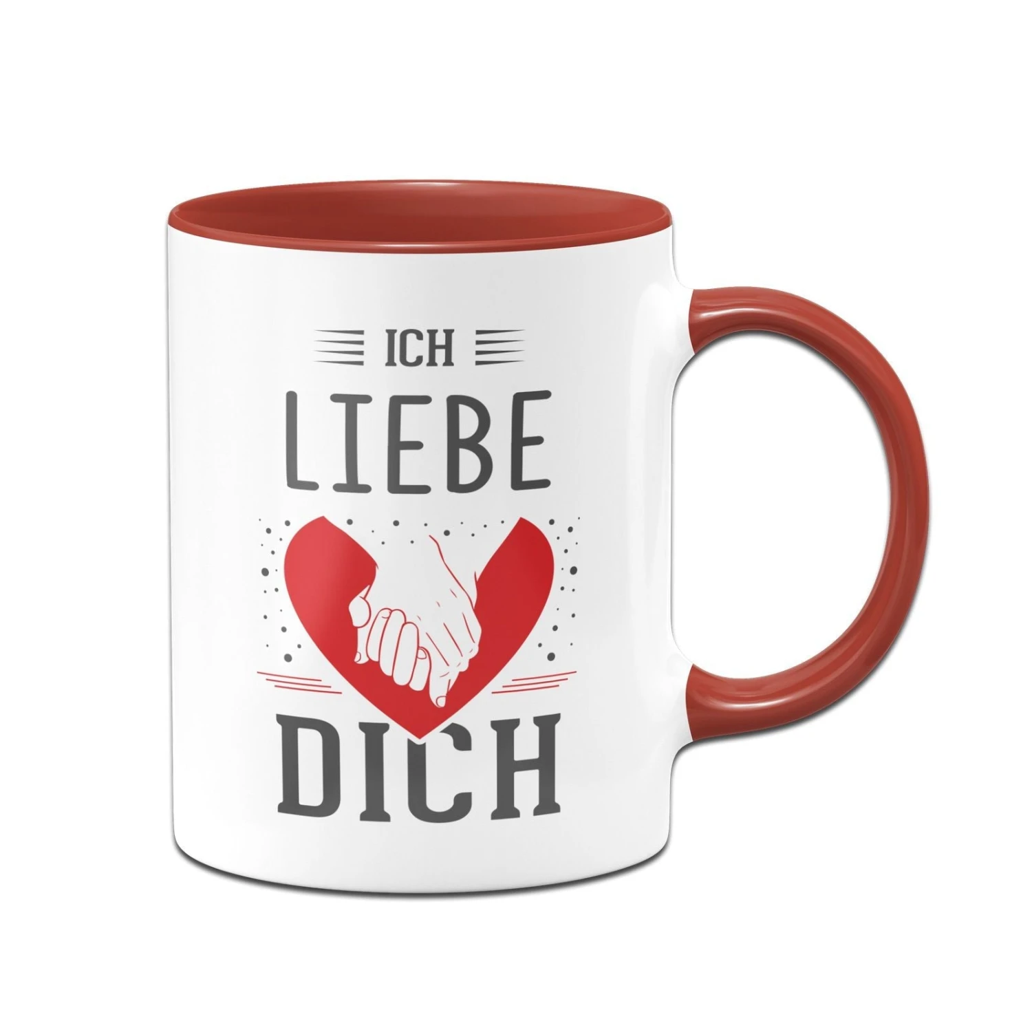 Tasse - Ich Liebe Dich (Händchen Haltend Mit Herz) 3 Tasse - Ich Liebe Dich (Händchen Haltend Mit Herz)