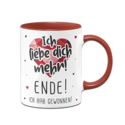 Tasse - Ich Liebe Dich Mehr! -Geschenke Tassen Store bild tasse ich liebe dich mehr 270664