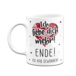 Tasse - Ich Liebe Dich Mehr! -Geschenke Tassen Store bild tasse ich liebe dich mehr 655374