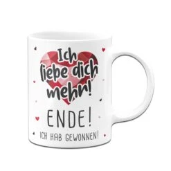 Tasse - Ich Liebe Dich Mehr! -Geschenke Tassen Store bild tasse ich liebe dich mehr 874309