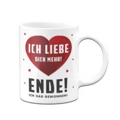 Tasse - Ich Liebe Dich Mehr! V2 -Geschenke Tassen Store bild tasse ich liebe dich mehr v2 511453