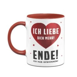 Tasse - Ich Liebe Dich Mehr! V2 -Geschenke Tassen Store bild tasse ich liebe dich mehr v2 720514