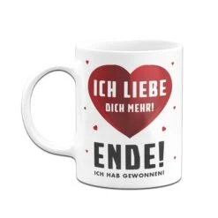 Tasse - Ich Liebe Dich Mehr! V2 -Geschenke Tassen Store bild tasse ich liebe dich mehr v2 766154