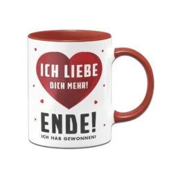 Tasse - Ich Liebe Dich Mehr! V2 -Geschenke Tassen Store bild tasse ich liebe dich mehr v2 835256