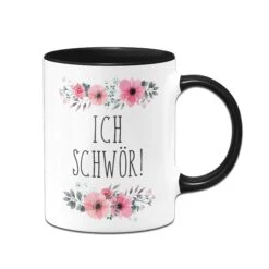 Tasse - Ich Schwör! - Blumig -Geschenke Tassen Store bild tasse ich schwor blumig 173782