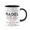 Tasse - Ich Stehe Am Anderen Ende Der Nadel - Also Leg Dich Nicht Mit Mir An! -Geschenke Tassen Store bild tasse ich stehe am anderen ende der nadel also leg dich nicht mit mir an 423559