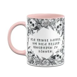 Tasse - Ich Trinke Kaffee, Um Dich Besser Ignorieren Zu Können. - Skull Statement -Geschenke Tassen Store bild tasse ich trinke kaffee um dich besser ignorieren zu konnen skull statement 859452
