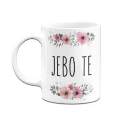 Tasse - Jebo Te (bosnisch) - Blumig -Geschenke Tassen Store bild tasse jebo te bosnisch blumig 745363