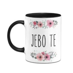 Tasse - Jebo Te (bosnisch) - Blumig -Geschenke Tassen Store bild tasse jebo te bosnisch blumig 755625