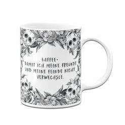 Tasse - Kaffee Damit Ich Meine Freunde Und Meine Feinde Nicht Verwechsle. - Skull Statement -Geschenke Tassen Store bild tasse kaffee damit ich meine freunde und meine feinde nicht verwechsle skull statement 664059