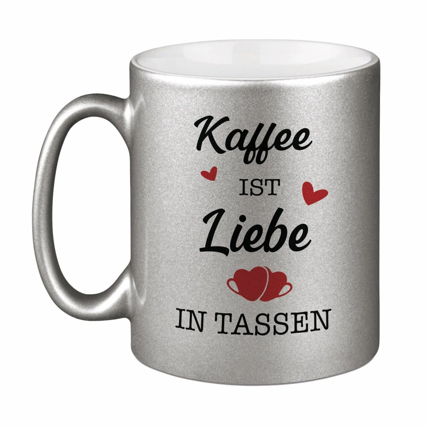 Tasse - Kaffee Ist Liebe In Tassen. - Metallictasse 8 Tasse - Kaffee Ist Liebe In Tassen. - Metallictasse – Bild 6