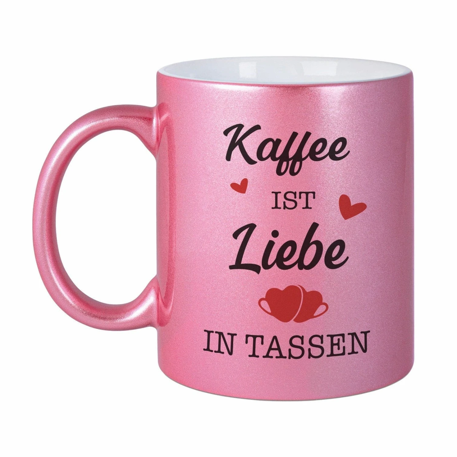 Tasse - Kaffee Ist Liebe In Tassen. - Metallictasse 4 Tasse - Kaffee Ist Liebe In Tassen. - Metallictasse – Bild 2