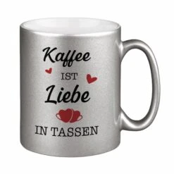 Tasse - Kaffee Ist Liebe In Tassen. - Metallictasse 13 Tasse - Kaffee Ist Liebe In Tassen. - Metallictasse -Geschenke Tassen Store bild tasse kaffee ist liebe in tassen metallictasse 607558