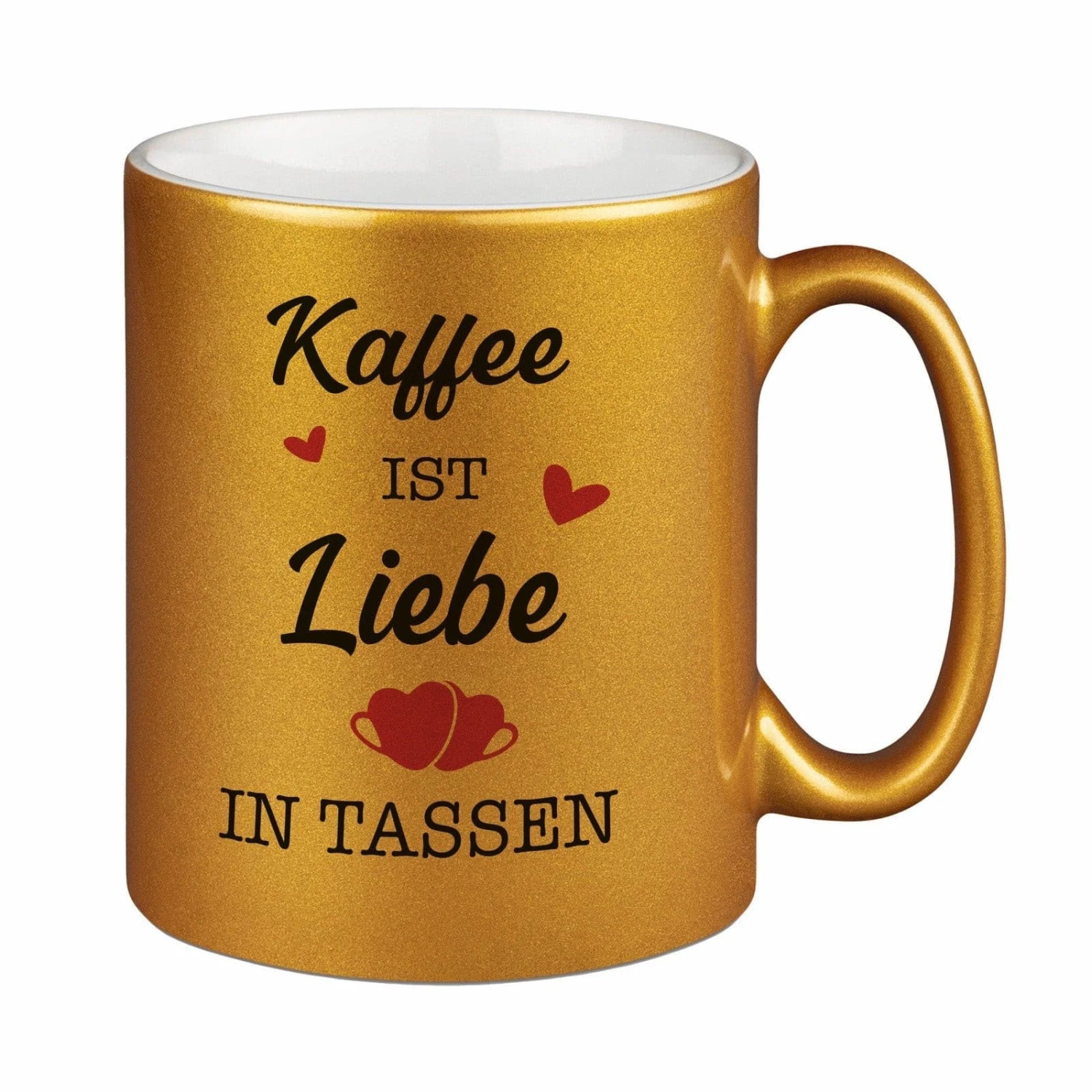 Tasse - Kaffee Ist Liebe In Tassen. - Metallictasse 5 Tasse - Kaffee Ist Liebe In Tassen. - Metallictasse – Bild 3