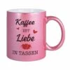 Tasse - Kaffee Ist Liebe In Tassen. - Metallictasse -Geschenke Tassen Store bild tasse kaffee ist liebe in tassen metallictasse 662904