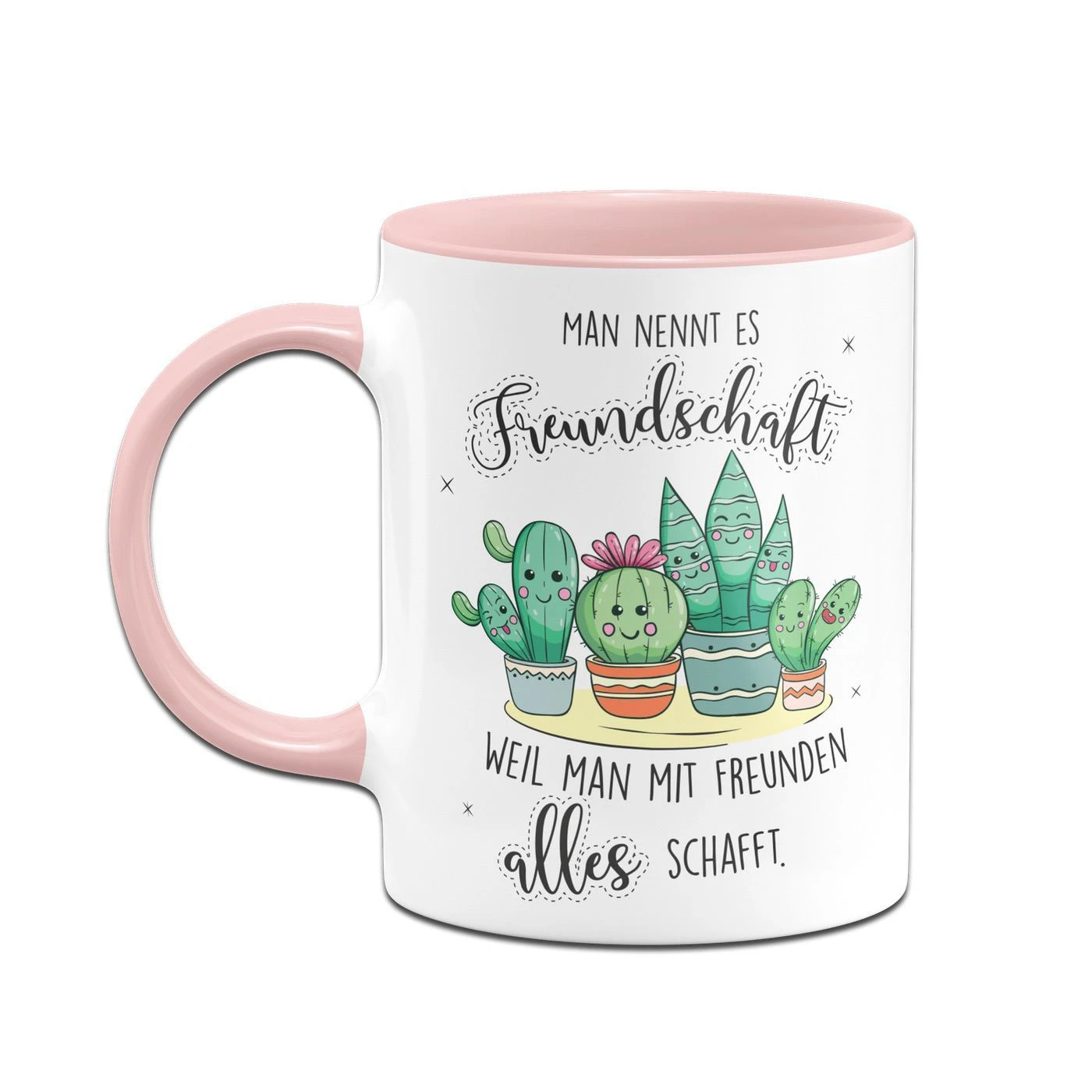 Tasse - Man Nennt Es Freundschaft, Weil Man Mit Freunden Alles Schafft. 4 Tasse - Man Nennt Es Freundschaft, Weil Man Mit Freunden Alles Schafft. – Bild 2
