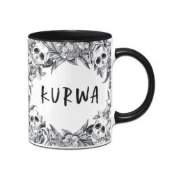 Tasse - Kurwa - Skull Statement