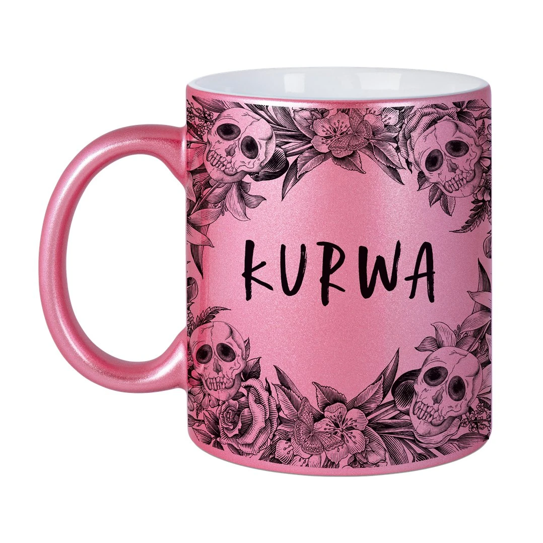 Tasse - Kurwa - Skull Statement Metallic-Edition 4 Tasse - Kurwa - Skull Statement Metallic-Edition – Bild 2