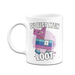 Tasse - Lama Du Bist Mein Loot -Geschenke Tassen Store bild tasse lama du bist mein loot 721198