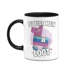 Tasse - Lama Du Bist Mein Loot -Geschenke Tassen Store bild tasse lama du bist mein loot 810650