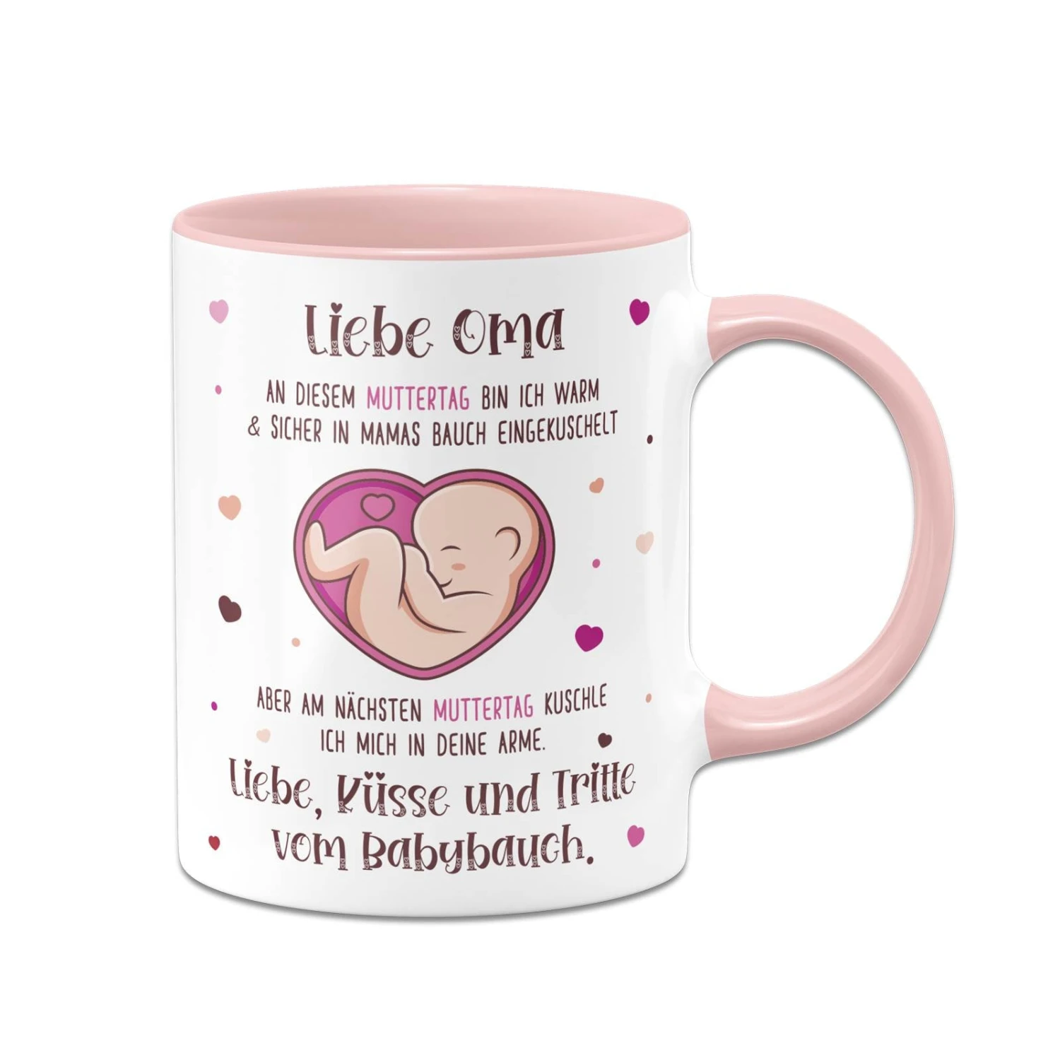 Tasse - Liebe Oma An Diesem Muttertag Bin Ich Noch In Mamas Bauch 3 Tasse - Liebe Oma An Diesem Muttertag Bin Ich Noch In Mamas Bauch