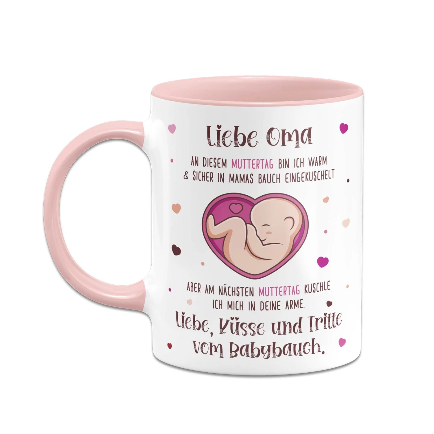 Tasse - Liebe Oma An Diesem Muttertag Bin Ich Noch In Mamas Bauch 4 Tasse - Liebe Oma An Diesem Muttertag Bin Ich Noch In Mamas Bauch – Bild 2