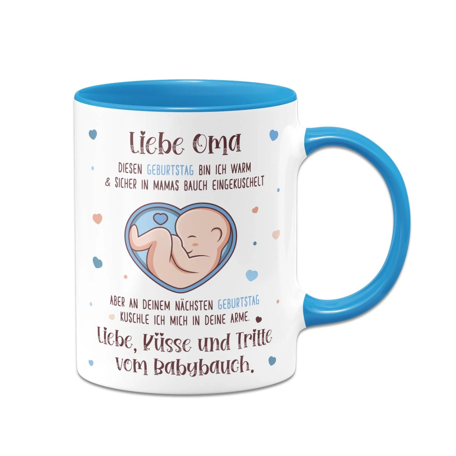 Tasse - Liebe Oma Diesen Geburtstag Bin Ich Noch In Mamas Bauch 9 Tasse - Liebe Oma Diesen Geburtstag Bin Ich Noch In Mamas Bauch – Bild 7