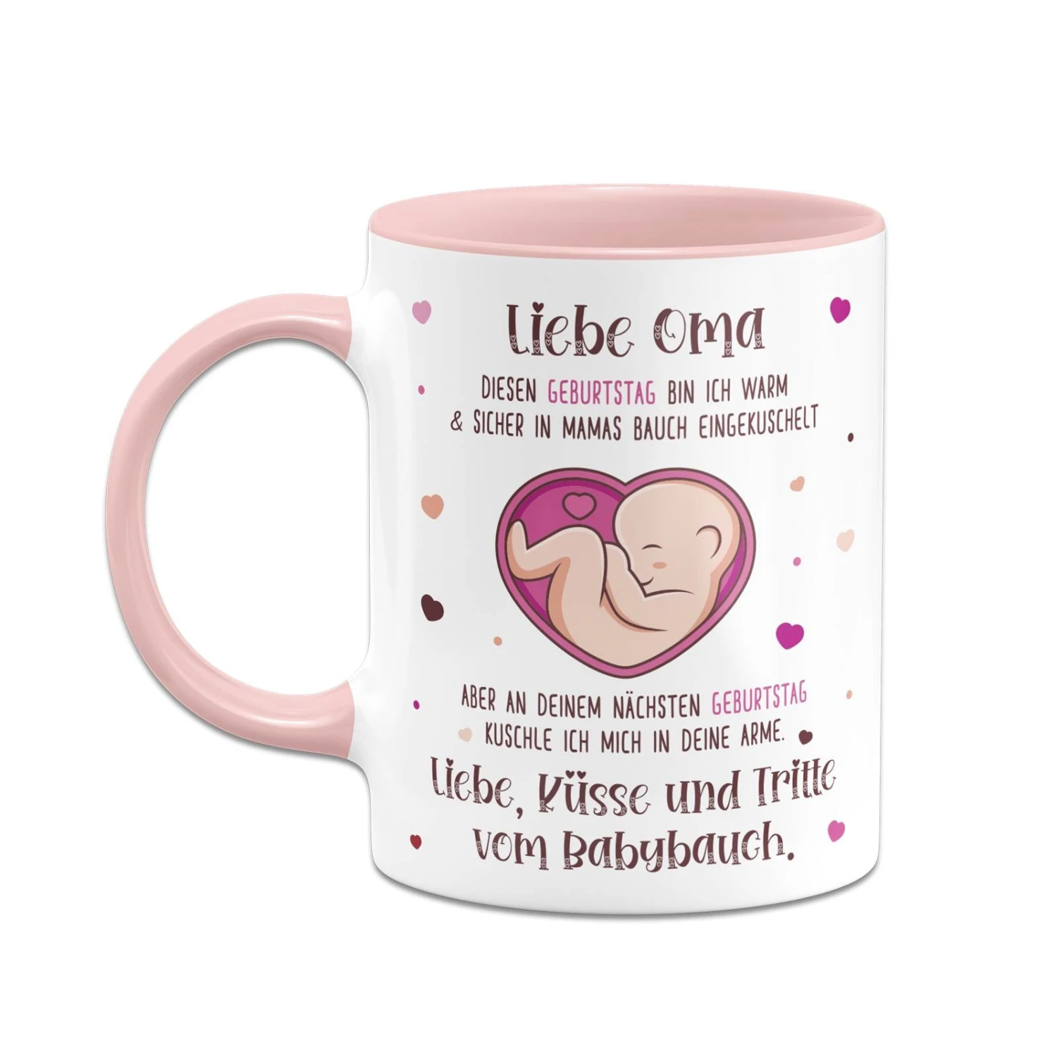 Tasse - Liebe Oma Diesen Geburtstag Bin Ich Noch In Mamas Bauch 4 Tasse - Liebe Oma Diesen Geburtstag Bin Ich Noch In Mamas Bauch – Bild 2