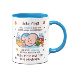 Tasse - Liebe Oma Dieses Weihnachten Bin Ich Noch In Mamas Bauch -Geschenke Tassen Store bild tasse liebe oma dieses weihnachten bin ich noch in mamas bauch 155188