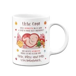 Tasse - Liebe Oma Dieses Weihnachten Bin Ich Noch In Mamas Bauch -Geschenke Tassen Store bild tasse liebe oma dieses weihnachten bin ich noch in mamas bauch 995483
