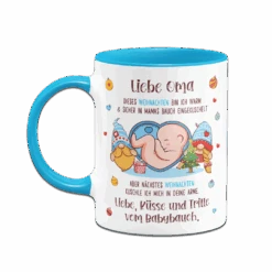 Tasse - Liebe Oma Dieses Weihnachten Bin Ich Noch In Mamas Bauch -Geschenke Tassen Store bild tasse liebe oma dieses weihnachten bin noch in mamas bauch