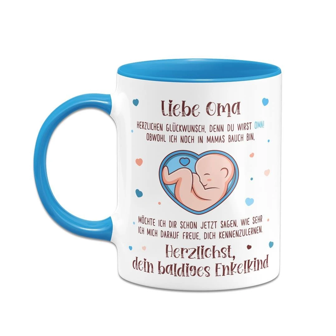 Tasse - Liebe Oma Herzlichen Glückwunsch, Denn Du Wirst Oma! 10 Tasse - Liebe Oma Herzlichen Glückwunsch, Denn Du Wirst Oma! – Bild 8